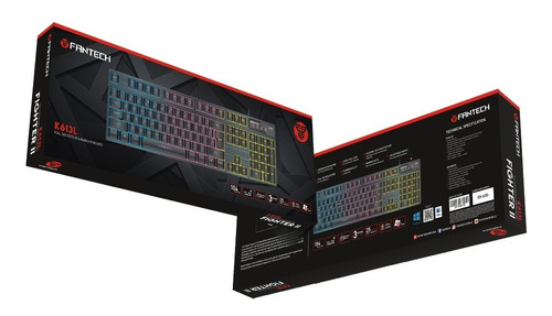 Teclado Gamer Fighter K613l Original Fantech Pro 104 Teclas