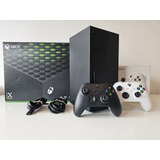 Xbox Series X 1tb Con Lectora + Caja, Cables Y 2 Controles