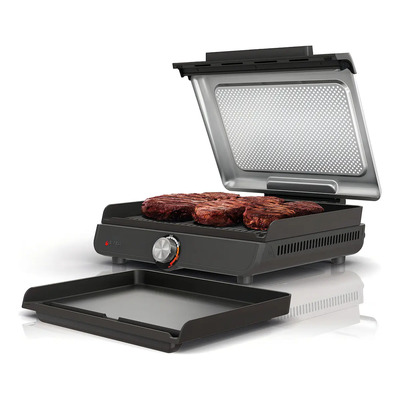 Ninja Plancha Y Parrilla De Interior Parrilla Eléctrica Gris\u002Fplateado | Envío gratis