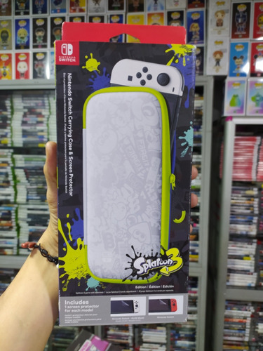 Estuche Protector Edición Splatton Nintendo Switch 