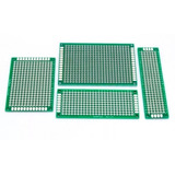 Kit X 4 Placa Pcb Experimental Simple 5x7 4x6 3x7 2x8 Fr4