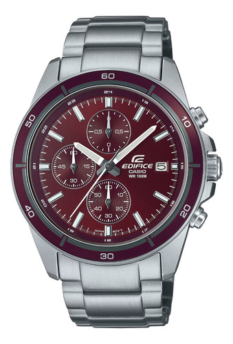 Reloj Para Hombre Casio Edifice Efr526d-5cvudf Plateado