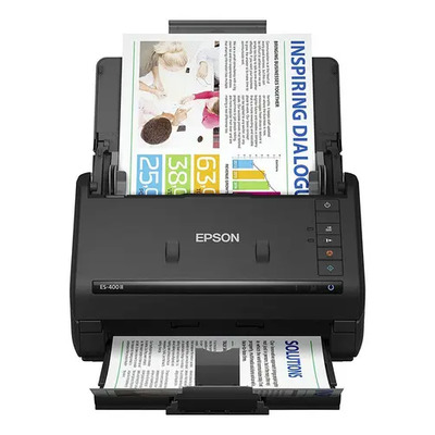 Escáner Epson Workforce Es-400ii Adf Doble Cara Usb 3.2 Color Negro | Meses sin interés