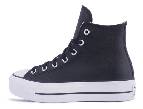 Tenis Converse Bota Plataforma Negro Lona Dama Urban 561675