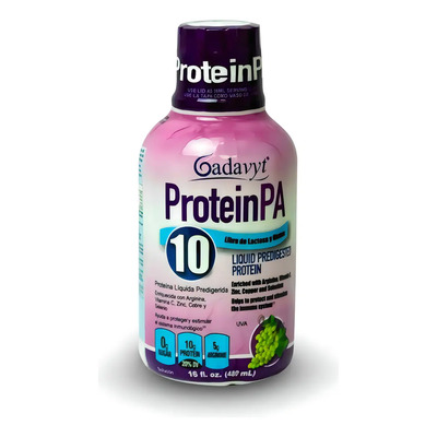 Protein Pa 16oz 480ml Gadavyt Liquid Sabor Uva | Envío gratis