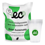 Earth Cups - Taza 100% Biodegradable Y Compostable, Color Ve