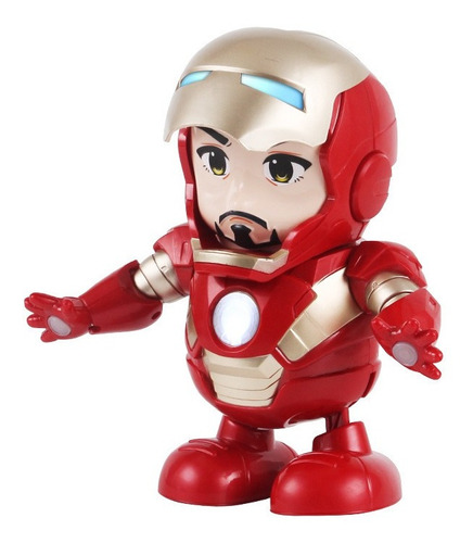 Dance Hero Ironman Baiilarin Avengers Con Luz Y Sonido 