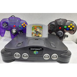 Nintendo 64 + 2 Controles Gen + Cassette Mario Kart