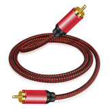 Cable De Audio Coaxial Digital De 6 Pies, 1rca Macho A 1rca