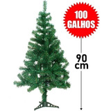 Árvore De Natal Pinheiro 90 Cm 100 Galhos Verde