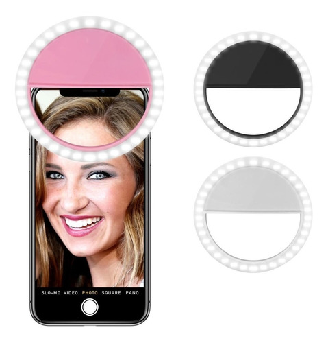 Anillo De Luz Led Para Celular - Iluminación Selfie - Aro S