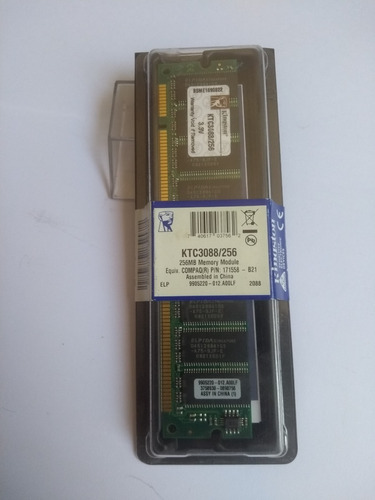 Memoria Kingston 256mb Ddr