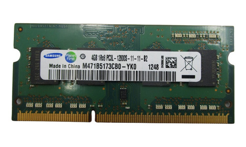 Memoria Ram Samsung 4gb 1rx8 Pc3l 12800s 11-11-b2 