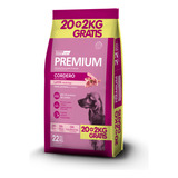 Alimento Vitalcan Premium Cordero Perro Adulto En Bolsa 22kg