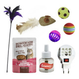 Juguetes Gatos Pelota Catnip Interactivo Feromona Calmante