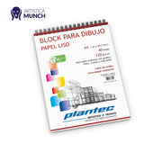 Block A4 Liso Anillado Superior 120grs, X40 Hojas Plantec