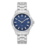 Caravelle By Bulova Aqualuxx Crystal Quartz Silver De Para M