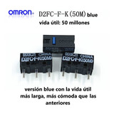 4 Switch Omron D2fc-f-k 50m Blue Repuesto Mouse 4 Unidades