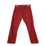 Pantalón Levis Strauss 501 Rojo