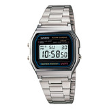 Relogio Casio A158wa Prat Unissex Retrô Vintage Alarm A-158