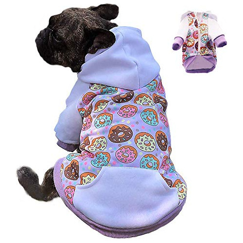 Miaododo Puppy Dog Hoodie Para Perros Pequeños Y Medianos S