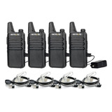 Radios Walkie Talkie Mini Con Auriculares Radios De Comunica