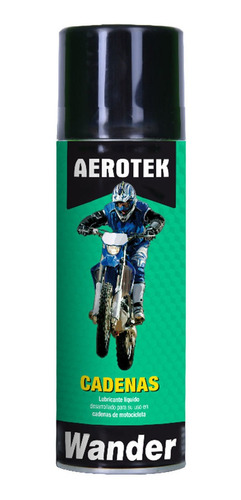 Lubricante Cadena 240cc Wander Aerotek Transmision Moto Bici