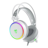 Auriculares Gamer T-dagger Sona Pc/ps4 7.1 Rgb Blanco Pc Hea