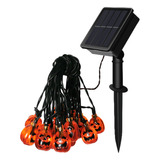 Luces Led For Fiesta De Halloween Linterna Solar De Calabaza