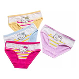 Bragas Hello Kitty Para Niñas, 4 Unidades/lote, 100% Algodón