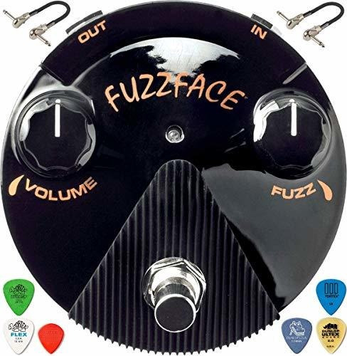 Dunlop Ffm4 Joe Bonamassa Fuzz Face Mini Paquete Con 2 Cable