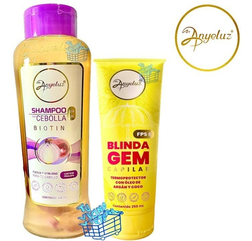 Kit Anyeluz Shampoo + Termoprot - mL a $180