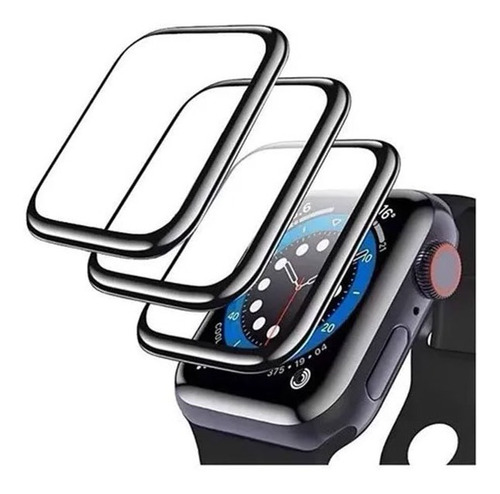 Kit 3 Película 3d Nanogel P/ Apple Watch Series 7 41mm 41 Mm