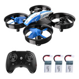 Mini Drones Baratos Hs210 Drones De Controle Remoto Azuis