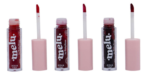 Tinta Labial Hidratante Aqua Tint Melu Ruby Rose 