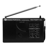 Rádio Portátil Motobras 7 Faixas Am Fm Oc - Preto - Bivolt