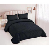 Cubrecamas Quilt Delgado De Verano King  Super Kig | Negro |