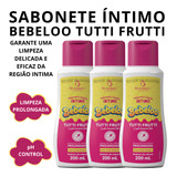 Kit 3 Sabonete Íntimo Sensação Maciez Bebeloo Tutti Frutti!!