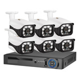 Sistema De Cámara De Seguridad 4k Ultra Hd 8mp Poe Nvr Kit