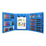 Set Kit Arte Niños Maleta 208 Piezas Crayon Acuarela Plumon