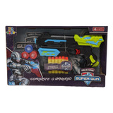 Jr Toys Super Gun Arma De Espuma Tipo Nerf