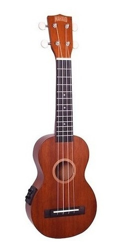 Ukelele Soprano Mahalo Mj1 Electro Acústico Con Funda Brown