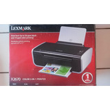 Impresora Lexmark X2670 Funcionando Con Caja Manual Cables