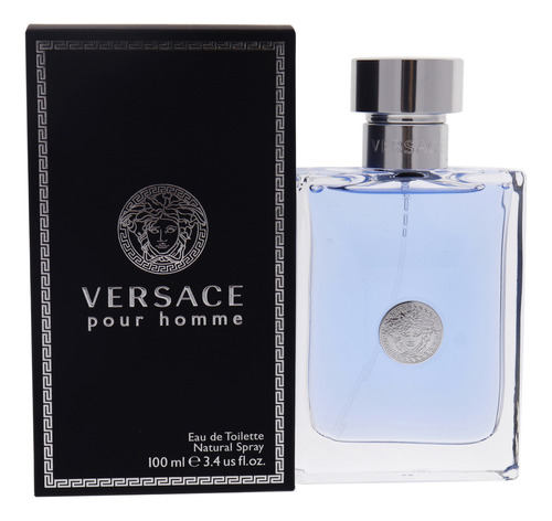 Perfume Versace Pour Homme Edt En Spray Para Hombre, 100 Ml