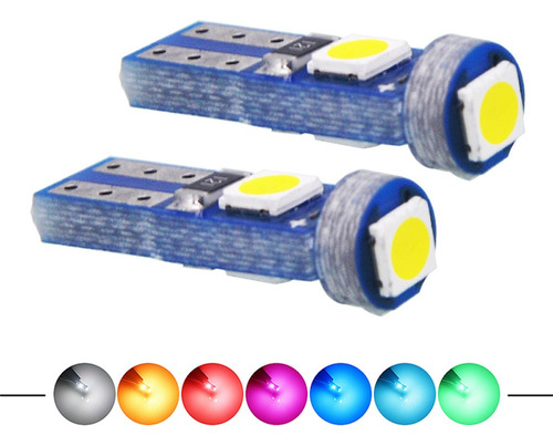 Lámpara De Instrumentos Para Coche T5, 3 Led, 12 V W, 3 W, 2