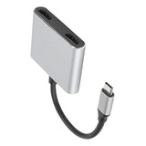 Adaptador Tipo C Para Hdmi 4k Usb C Para Carregamento Duplo