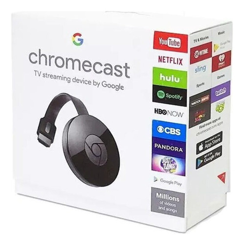 Google Chromecast 2.ª Generación - Negro. Impecable
