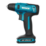 Furadeira Parafusadeira Sem Fio De 10mm Wesco Ws2555k 12v + 1 Batería De 1.3ah + Acessório Com Mala De Transporte