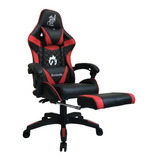 Silla Gamer Oficina Escritorio Ergonomica Reclinable Roja