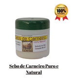 Sebo De Carneiro Puro E  Natural 60g Para Pele E Cabelos